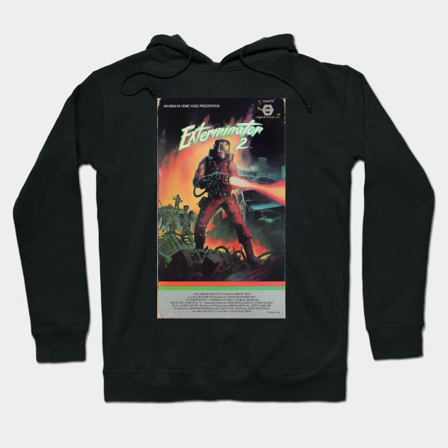 Exterminator 2 VHS cover v3 Hoodie by Psychosis Media